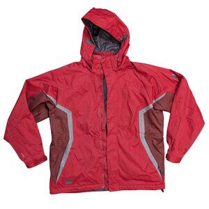 Helly Hansen Helly Tech Ski Jacket Red Grey XL Waterproof Insulated Snow Coat